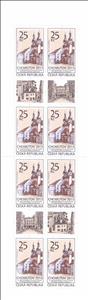 Booklet Pane, Building of the city gallery - Špejchar, Czech Republic,  , Buildings, Churches - Cathedrals - Basilicas - Chapels, Philatelic Exhibitions