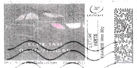 Stamp, Elite Taxi, France,  , Cars, Taxis, Vehicles