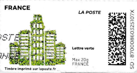 Green City Skyscrapers. Redesign without Laposte logo