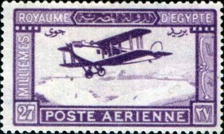 De Haviland Plane in Flight