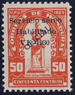 Dionisio de Herrera overprinted