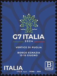 Stamp, 2024 G7 Summit, Vertice de Puglia, Italy,  , Conferences, Diplomacy