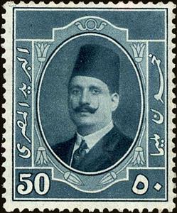 Stamp, King Fuad I, Egypt,  , Heads of State, Kings