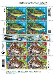 Full Pane, Yellow Crab (Eriphia verrucosa), Ukraine,  , C.E.P.T. / Europe, Crabs, Fishes