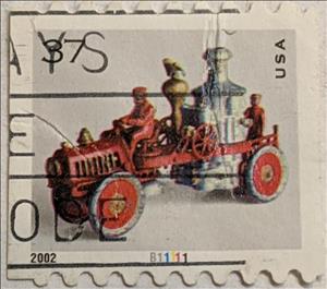 Stamp, Toy Fire Pumper, United States of America,  , Fire-brigade, Toys