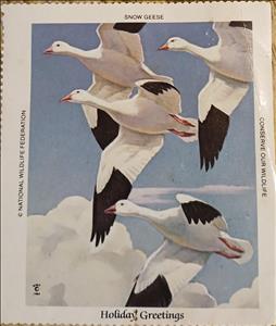 Stamp, Snow Geese, United States of America,  , Birds, Geese, Snow
