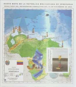 Souvenir Sheet, Lighthouses of Venezuela, OCHINA 30 Years, Venezuela,  , Lighthouses, Maps