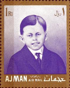Stamp, John F. Kennedy Life's Moment, Ajman,  , Anniversaries and Jubilees, Famous People
