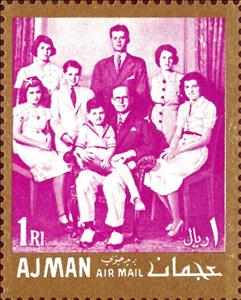 Stamp, John F. Kennedy Life's Moment, Ajman,  , Anniversaries and Jubilees, Famous People