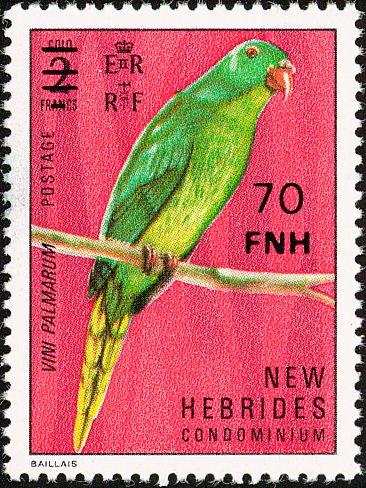 Former Issue with Overprint of New Currency and Value