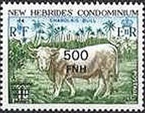 Former Issue with Overprint of New Currency and Value