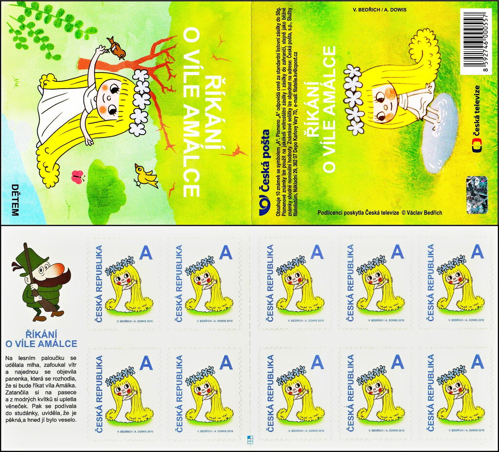 Fairy Amálka - stamp booklet