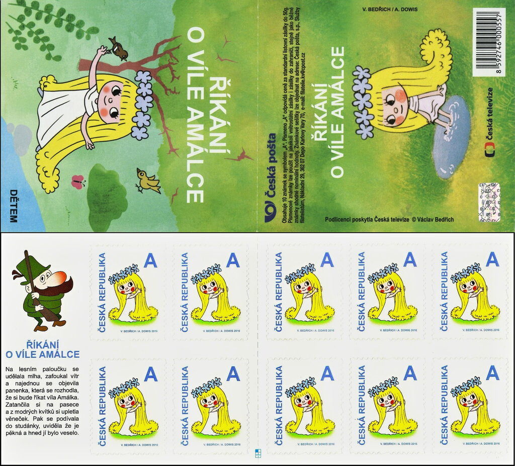 Fairy Amálka - stamp booklet