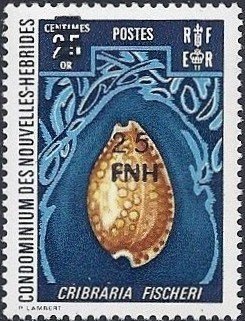 Former Issue with Overprint of New Currency and Value