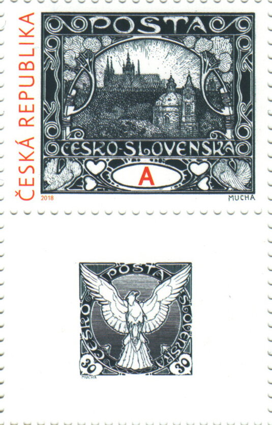 Heritage of Czech Philatelic Design : Mucha's Hradcany