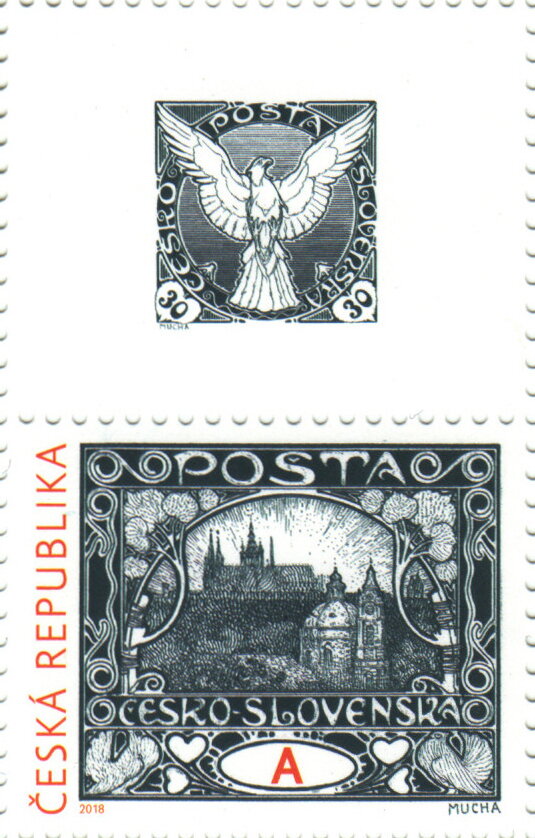 Heritage of Czech Philatelic Design : Mucha's Hradcany