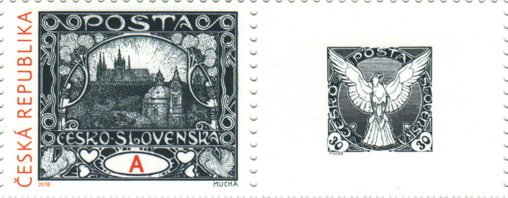 Heritage of Czech Philatelic Design : Mucha's Hradcany