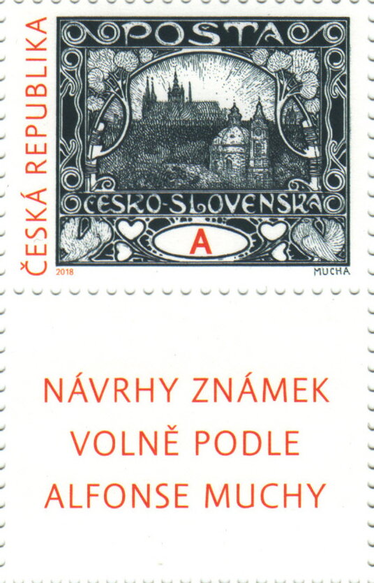 Heritage of Czech Philatelic Design : Mucha's Hradcany