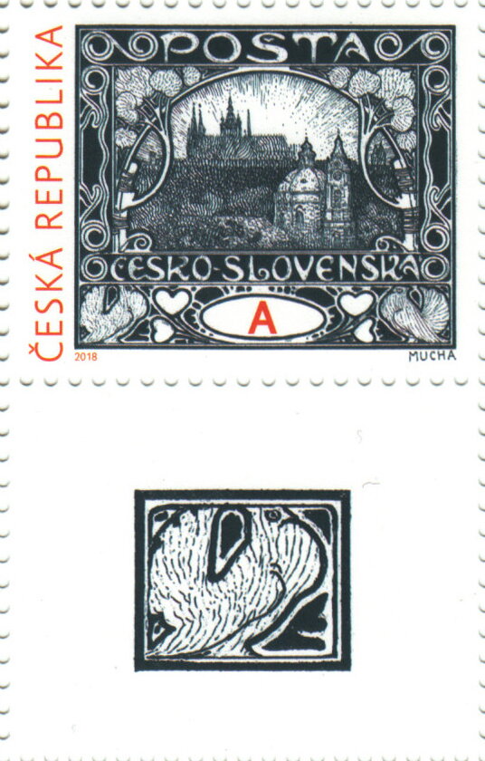 Heritage of Czech Philatelic Design : Mucha's Hradcany