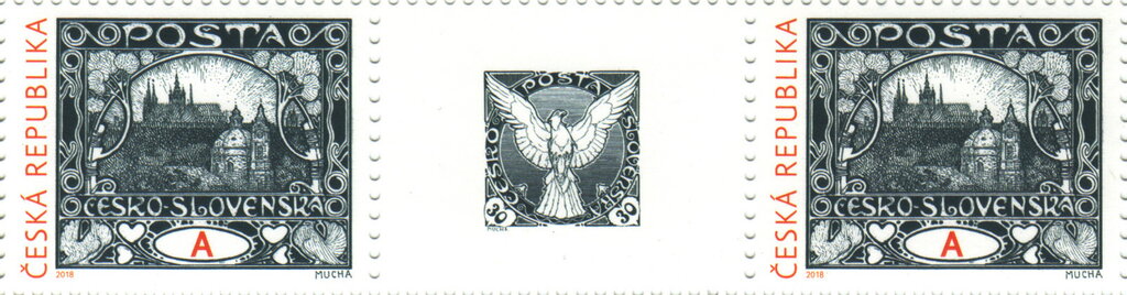Heritage of Czech Philatelic Design : Mucha's Hradcany