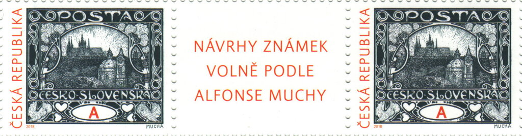 Heritage of Czech Philatelic Design : Mucha's Hradcany