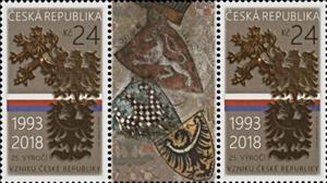 Gutter Pairs, Old coats of arms of historical countries, Czech Republic,  , Anniversaries and Jubilees, Coats of Arms