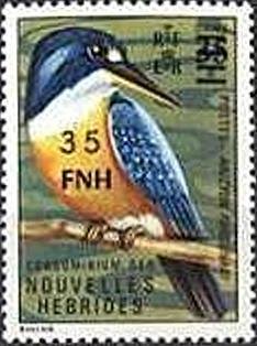 Former Issue with Overprint of New Currency and Value