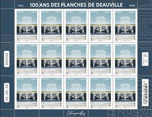 Full Pane, 100 years - The Deauville boards, France,  , Anniversaries and Jubilees, Townscapes / City Views