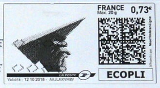 Stamp, Paper Aeroplane 3, France,  , Toys