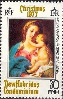 Virgin and Child by Batoni