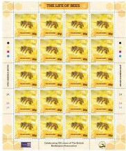 Full Pane, Worker Bee, Isle of Man,  , Animals (Fauna), Bees, Insects