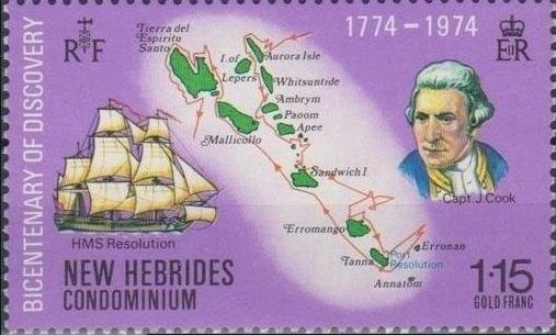Cook, HMS Resolution, Rote of the Expedition