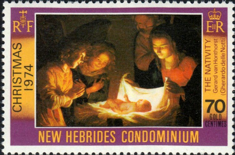 The Birth by van Honthorst