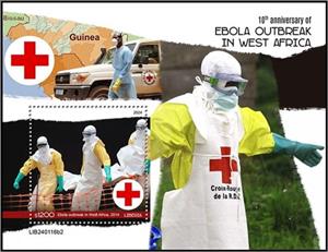 Souvenir Sheet, Ebola Outbreak in West Africa, Liberia,  , Diseases, Healthcare