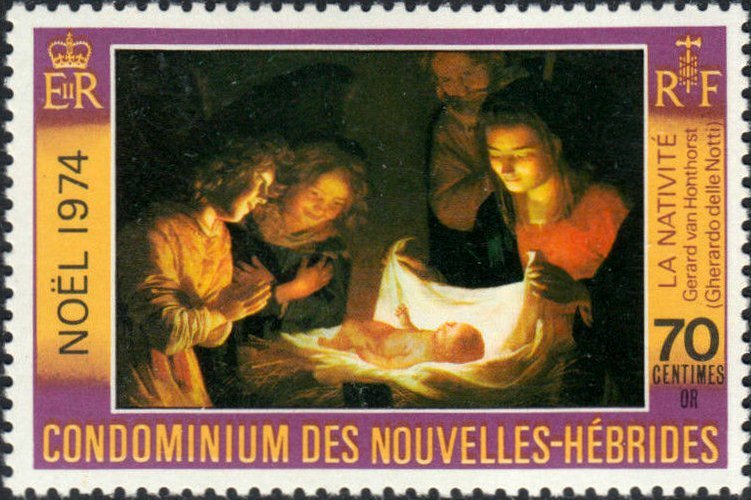 The Birth by van Honthorst
