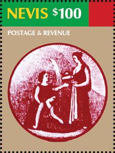 Stamp, Seal of Nevis, Nevis,  , Coats of Arms