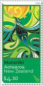 Stamp, The Future : Ngā wā ā mua, New Zealand,  , Birds, Stylized Animals