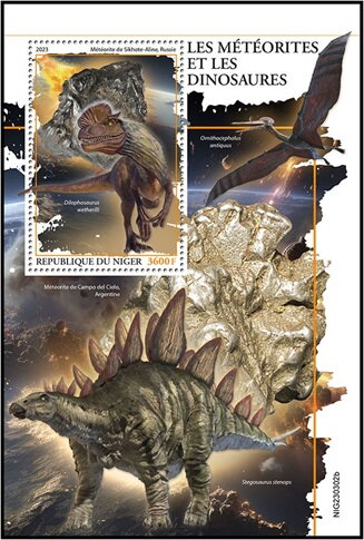 Sikhote Alin Meteorite - Russia and Dilophosaurus wetherilli