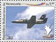 Stamp, K-8 jet, Venezuela,  , Aircraft, Anniversaries and Jubilees, Military Forces
