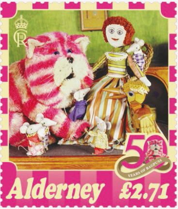 Bagpuss with Madeleine and the mice