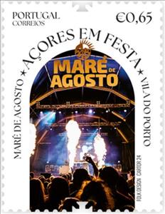 Stamp, August Tide Festival, Vila do Porto, Azores,  , Festivals