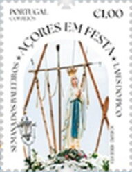 Stamp, Whaler's Week Festival, Pico, Azores,  , Festivals