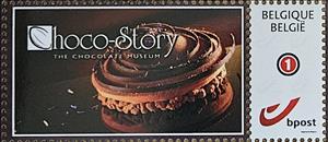 Stamp, Choco-Story - The Chocolate Museum, Bruges, Belgium,  , Food