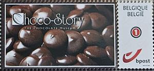 Stamp, Choco-Story - The Chocolate Museum, Bruges, Belgium,  , Food
