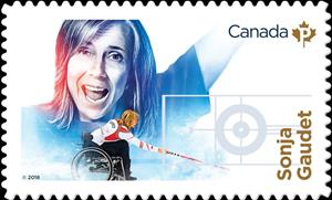 Stamp, Sonja Gaudet, Canada,  , Curling, Paralympics, Sports, Winter Sports, Women