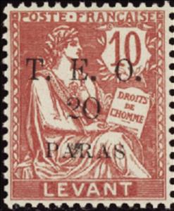 Stamp, Type Mouchon - narrow "2", wide "0" in overprinted, Cilicia,  , Gods and goddesses, Mythology, Women