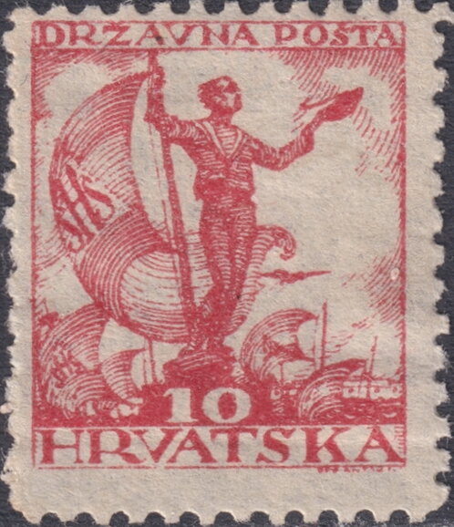 Sailor and Flag