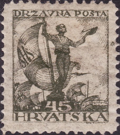 Sailor and Flag