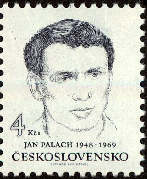 Jan Palach (1948-1969), student