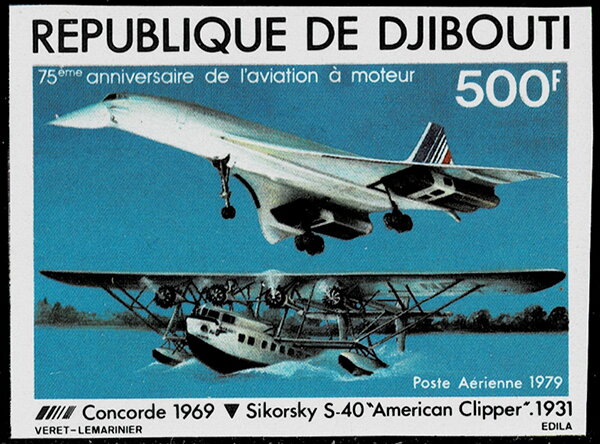 Concorde, 1969 and Sikorsky S-40 “American Clipper,” 1931